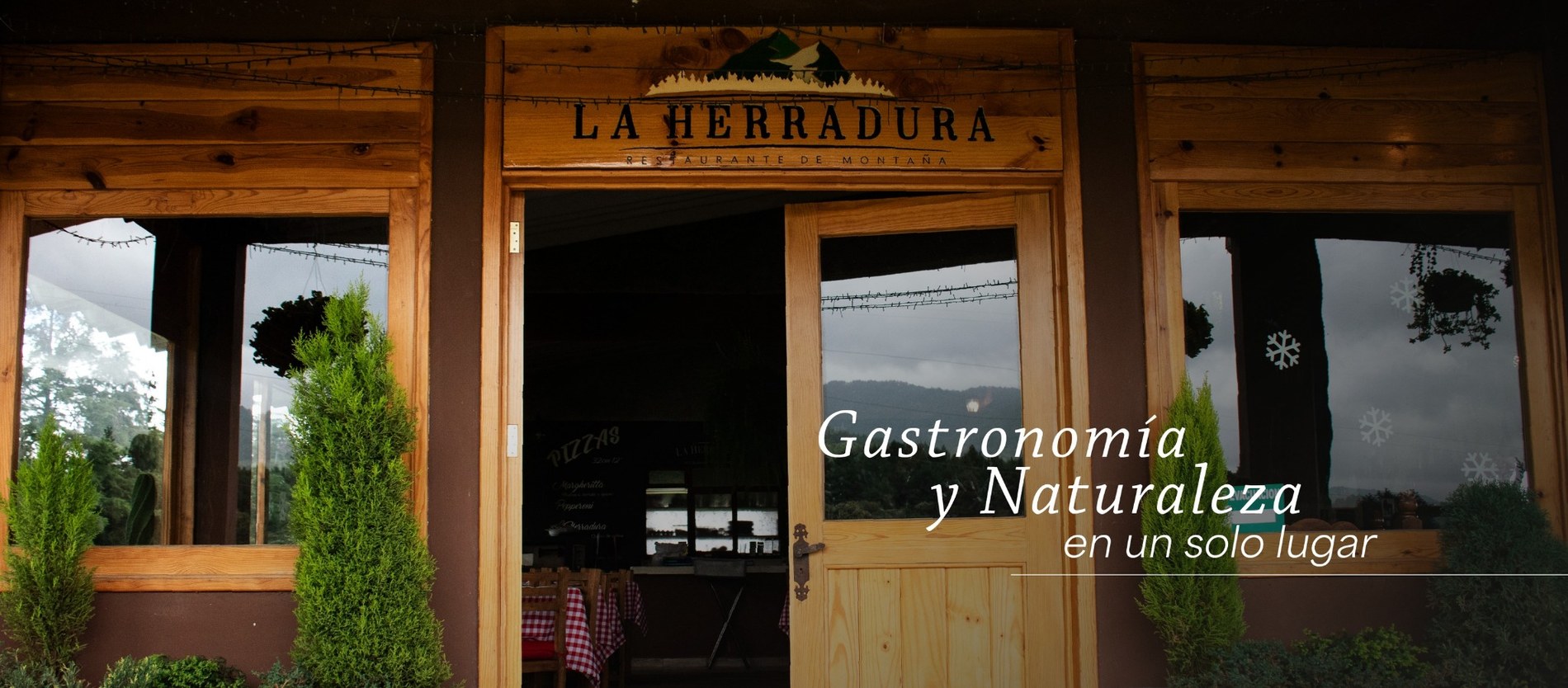 Fachada del Restaurante de Montaña La Herradura